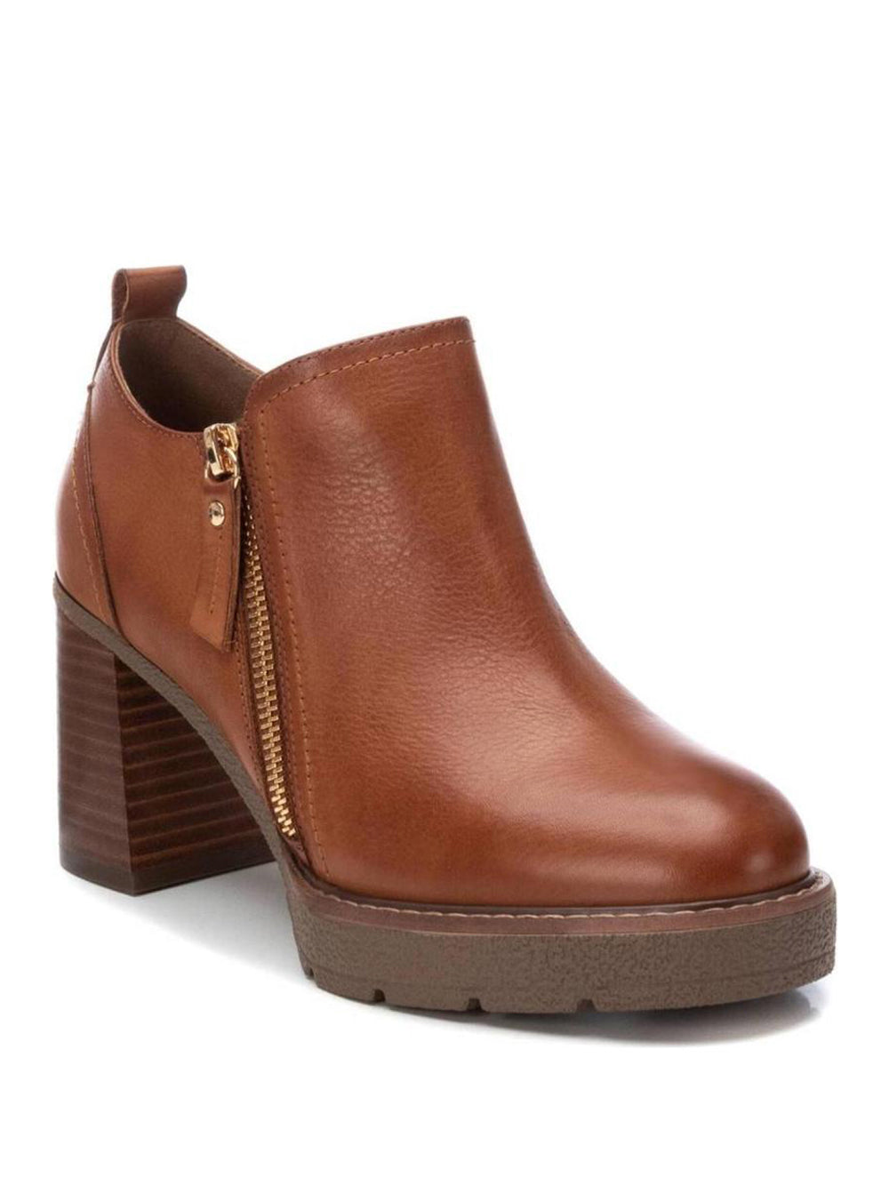 CARMELA Stivaletti con tacco Donna - Camel modello 161861 Giallo