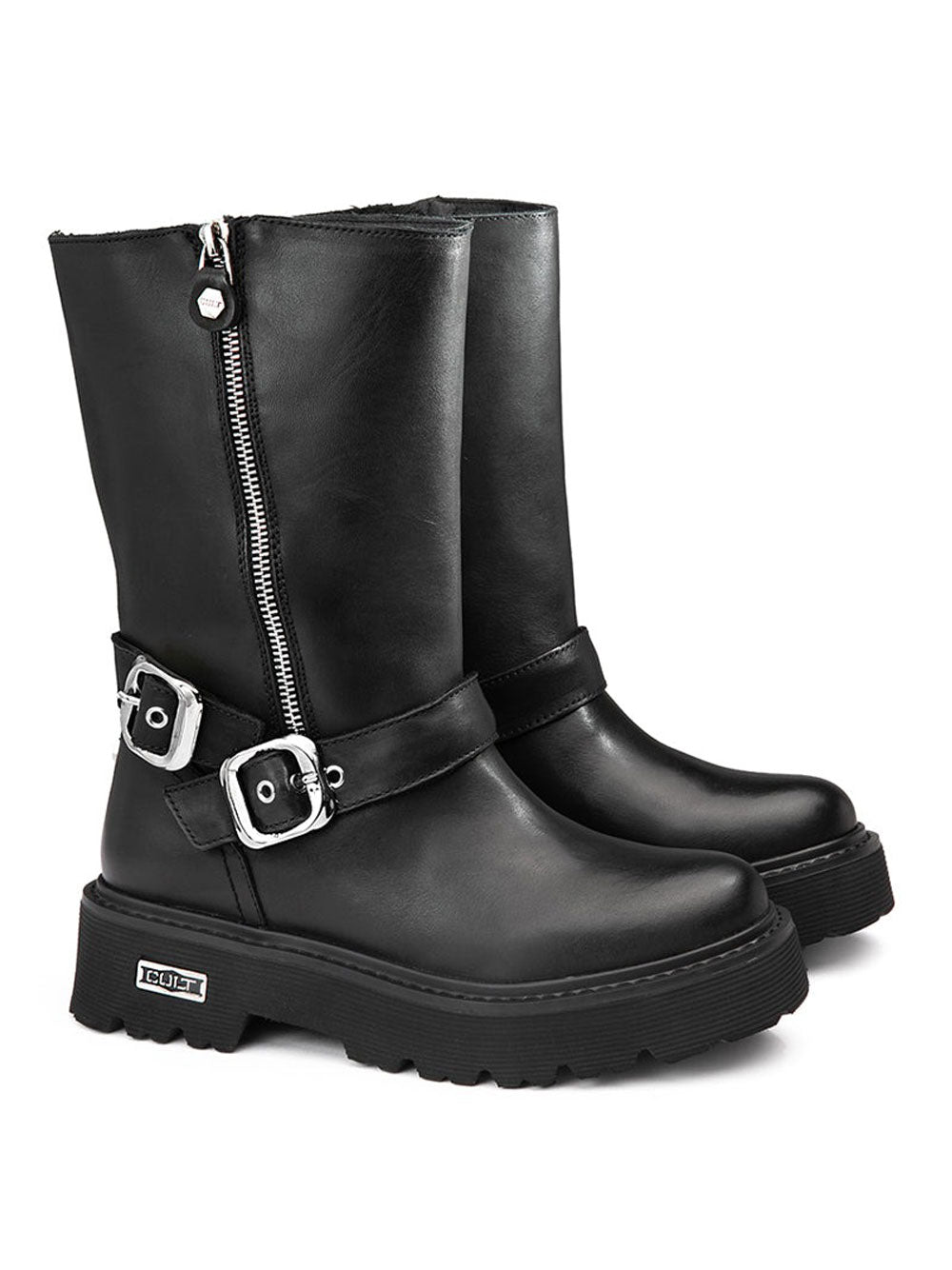 CULT Stivali Biker Donna - modello CLW458700 Nero