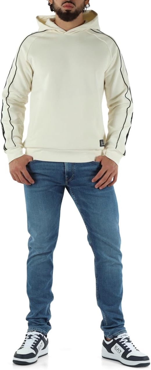 EA7 Felpa Uomo - modello 7M000972AF10377 Bianco