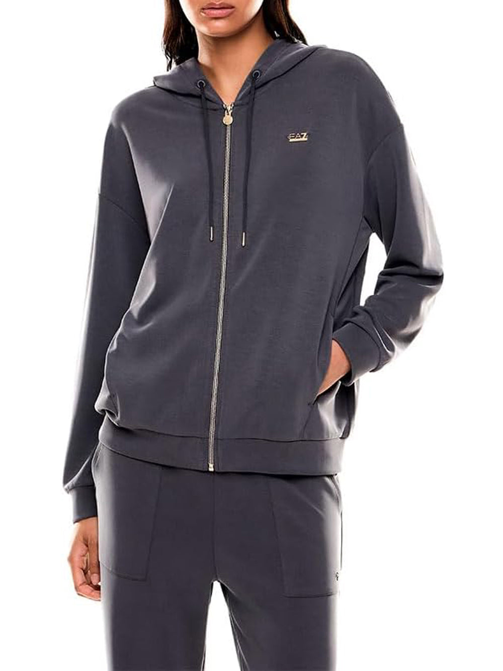 EA7 Felpa Donna - modello 7W000192AF12643 Grigio