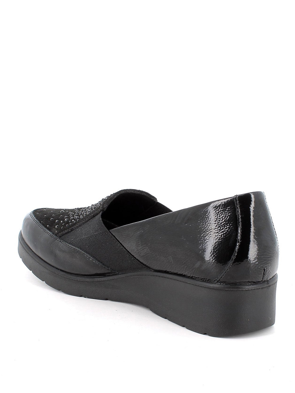 ENVAL SOFT Mocassini con zeppa Donna - modello 8761100 Nero