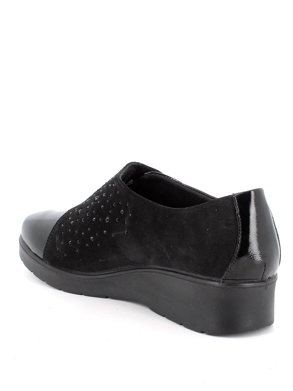 ENVAL SOFT Mocassini con zeppa Donna - modello 8761300 Nero