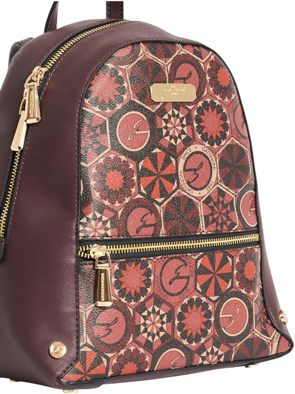 GATTINONI Borsa a Zainetto Donna - Bordò modello BENTD8625WZT Bordeaux