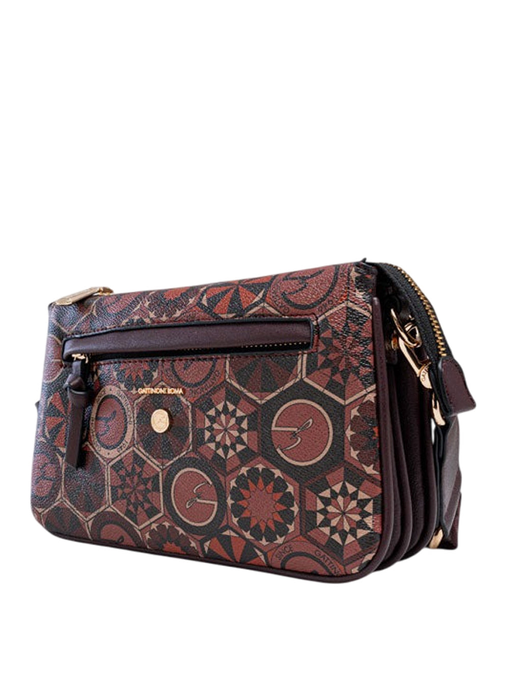 GATTINONI Borsa a Tracolla Donna - Bordò modello BINTD8391WZT Bordeaux