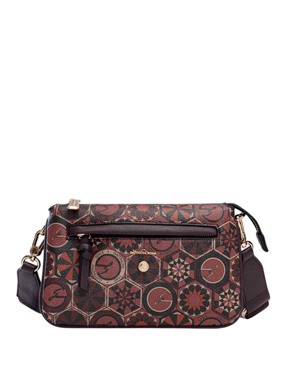 GATTINONI Borsa a Tracolla Donna - Bordò modello BINTD8391WZT Bordeaux