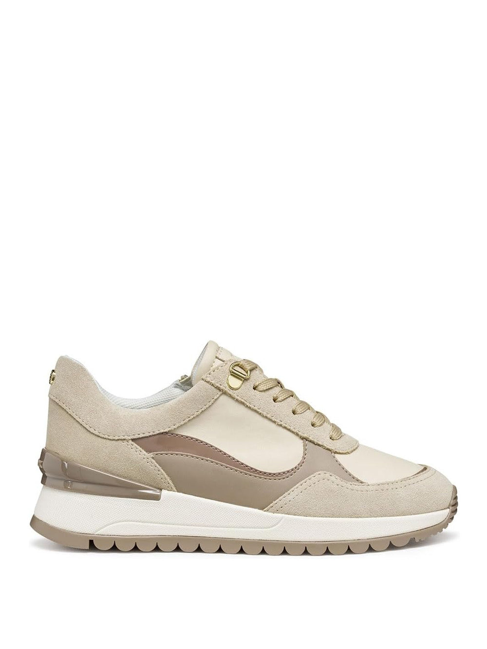 GEOX Sneakers con zeppa Donna - Taupe modello D5600A 2285 Marrone