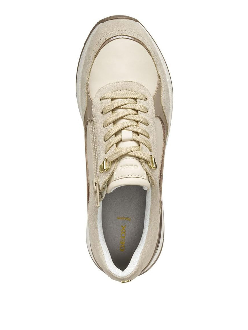 GEOX Sneakers con zeppa Donna - Taupe modello D5600A 2285 Marrone