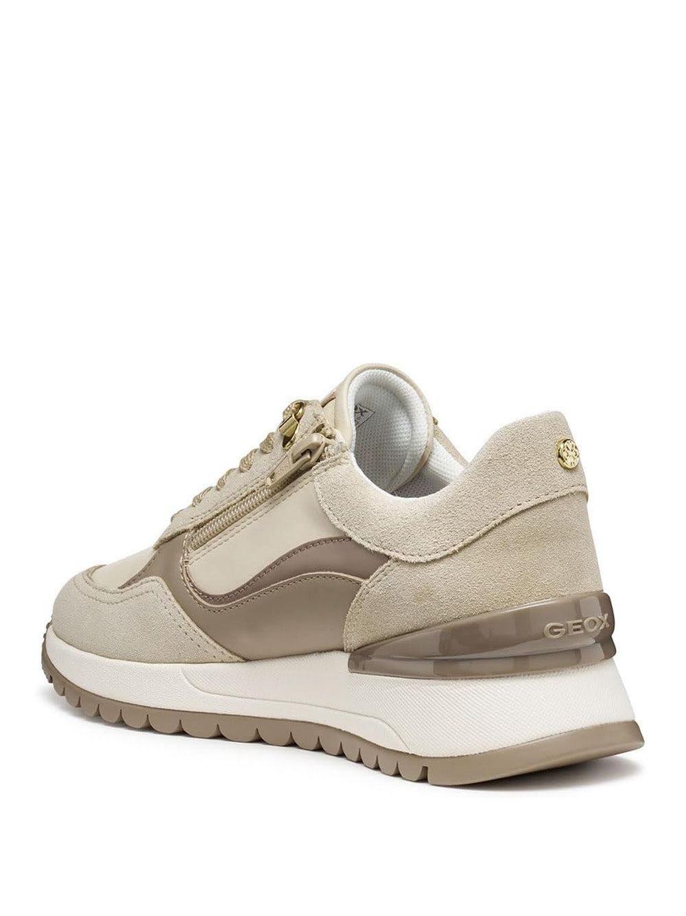 GEOX Sneakers con zeppa Donna - Taupe modello D5600A 2285 Marrone