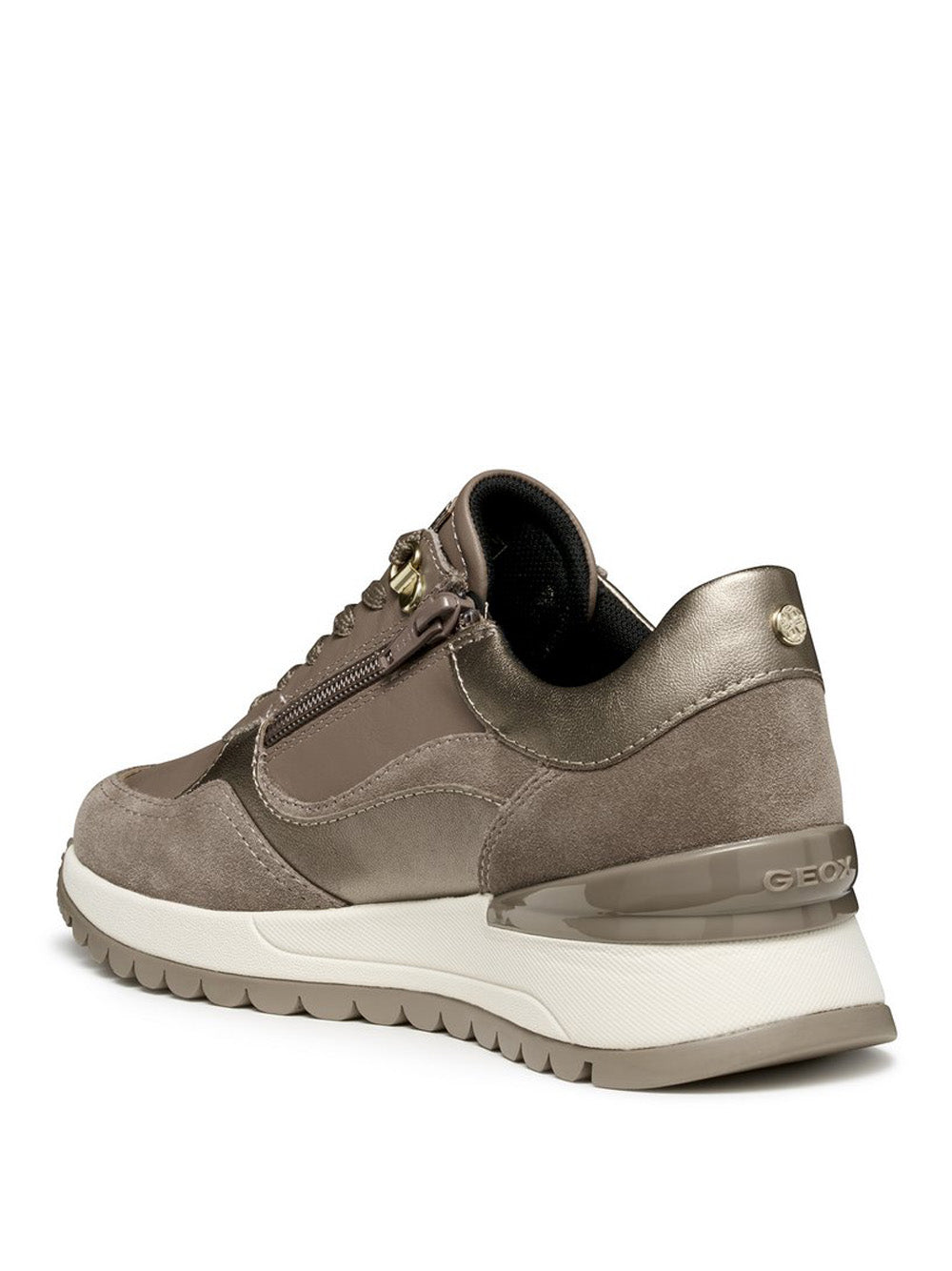 GEOX Sneakers con zeppa Donna - Taupe modello D5600A 8522 Marrone