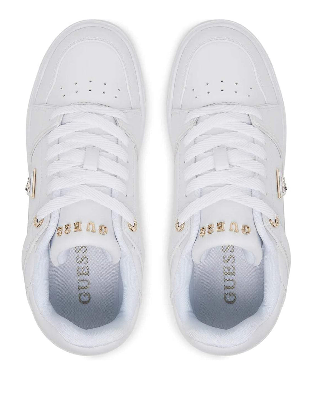 GUESS Sneakers Donna - modello FLTDELELE12 Bianco