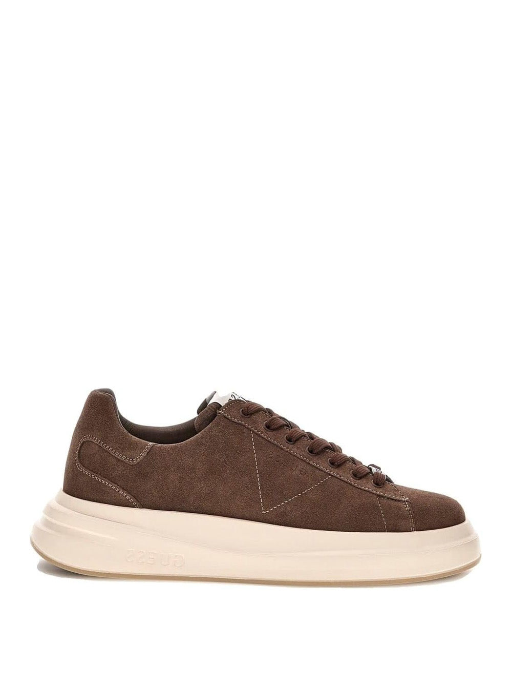 GUESS Sneakers platform Uomo - modello FMFLBASUE12 Marrone