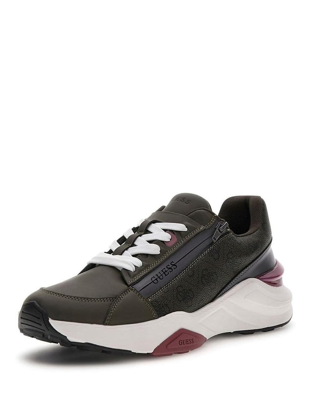 GUESS Sneakers Uomo - modello FMFVALELE12 Verde