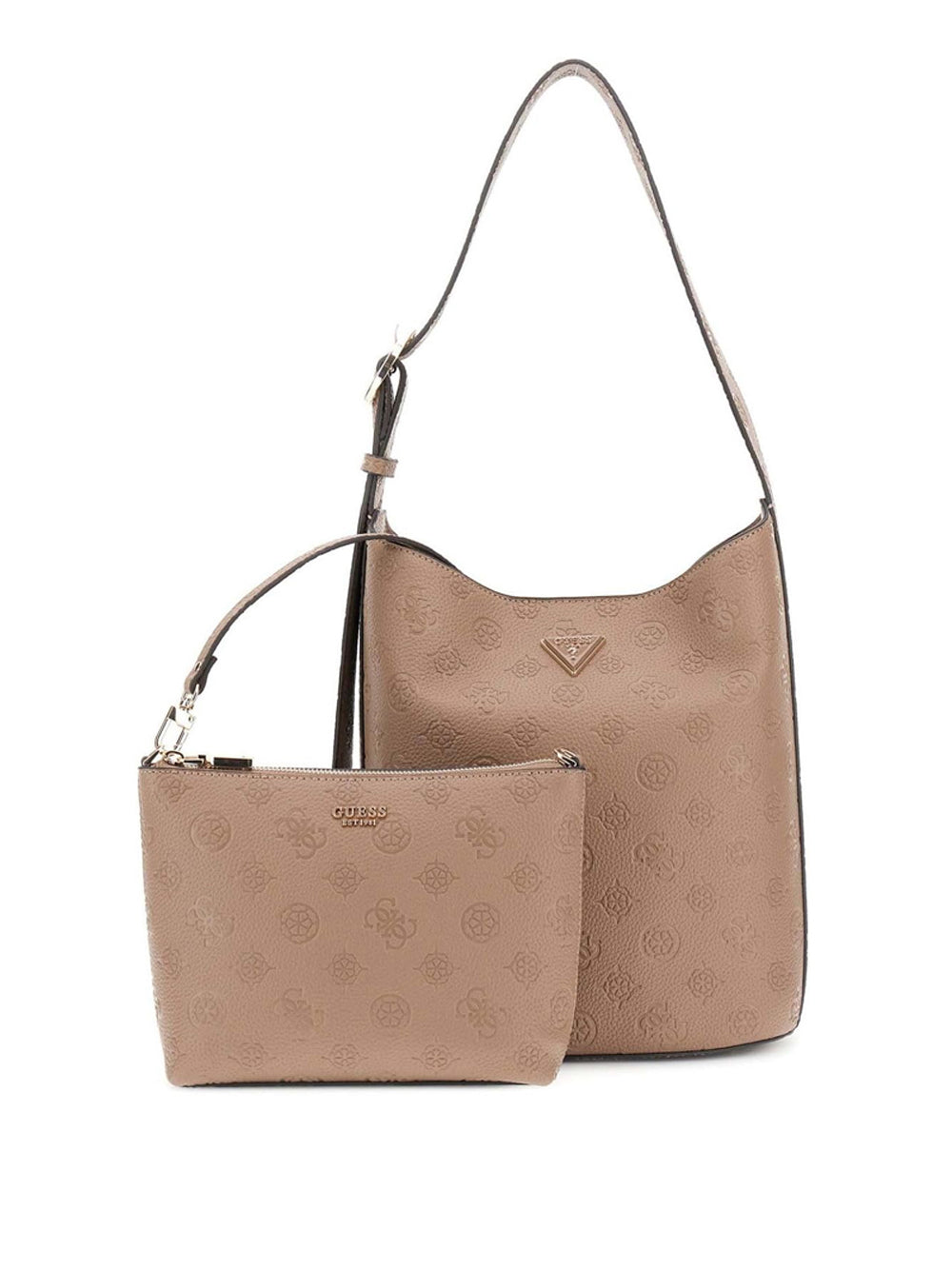 GUESS Borsa a Spalla Donna - Taupe modello HWPD9888040 Marrone