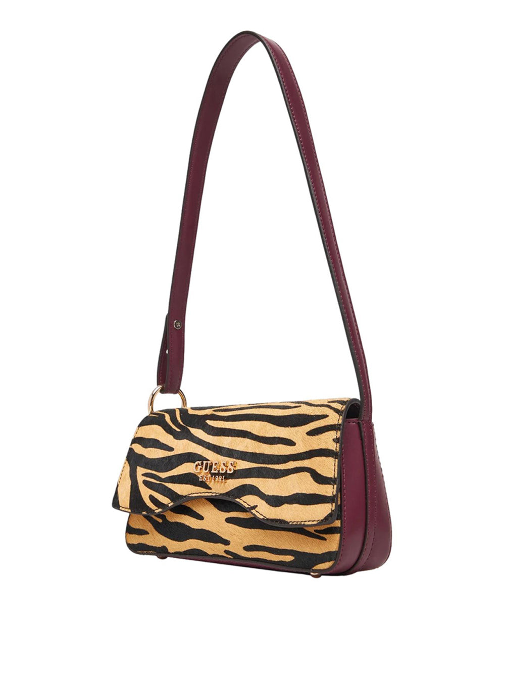 GUESS Borsa a Tracolla Donna - Tigre modello HWZG7529780 Multicolore