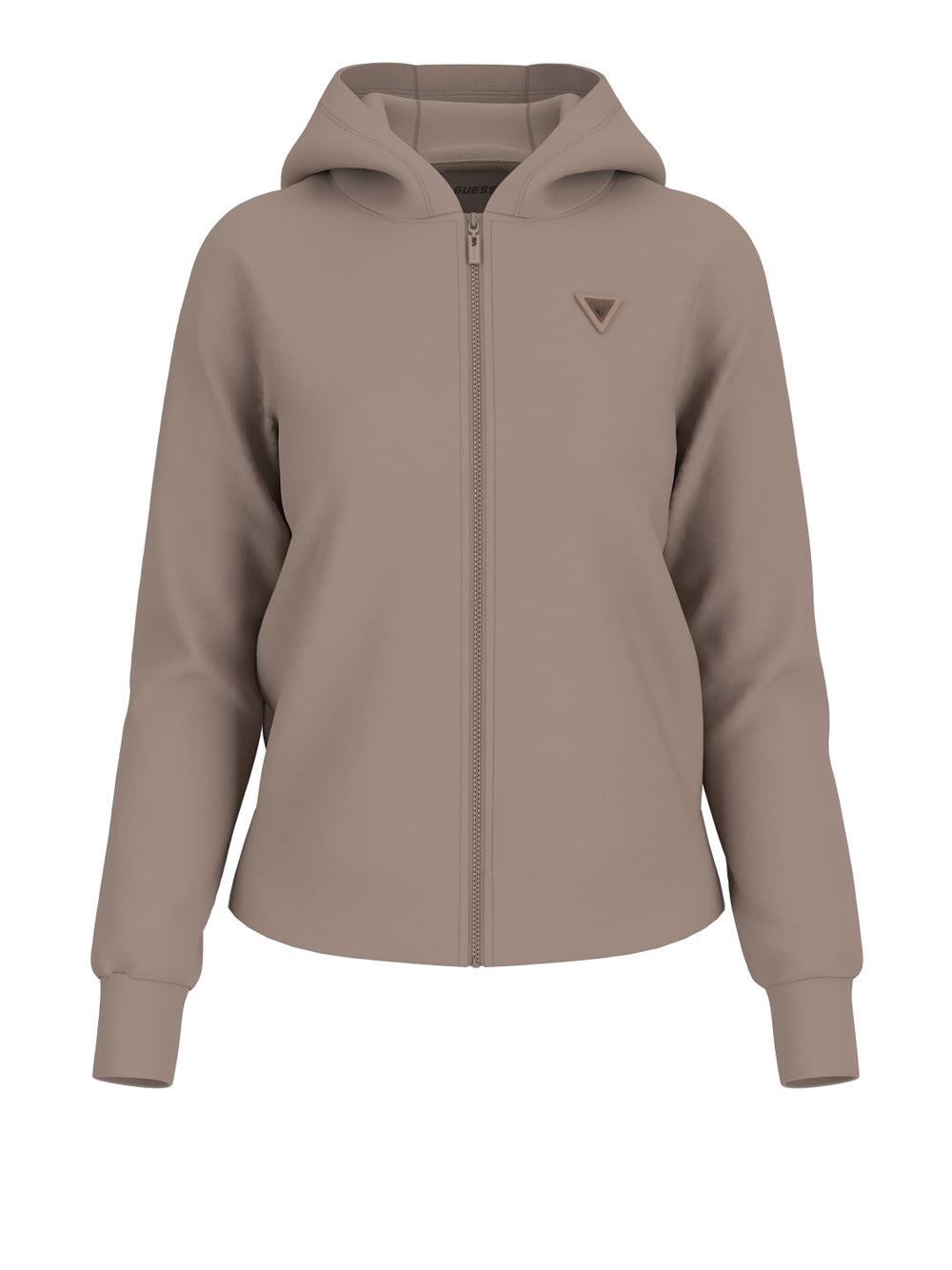 GUESS Felpa con zip Donna - Taupe modello V4YQ06KCAY2 Marrone