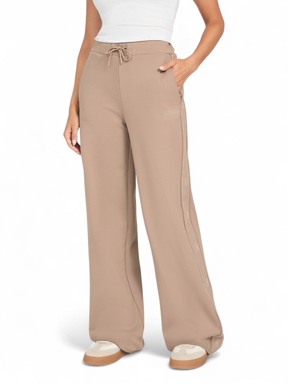 GUESS Pantalone Donna - Taupe modello V5BB12KCX22 Marrone