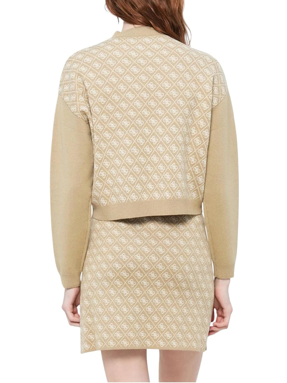 GUESS Maglione logato Donna - Taupe modello W5BR23Z3JD2 Marrone