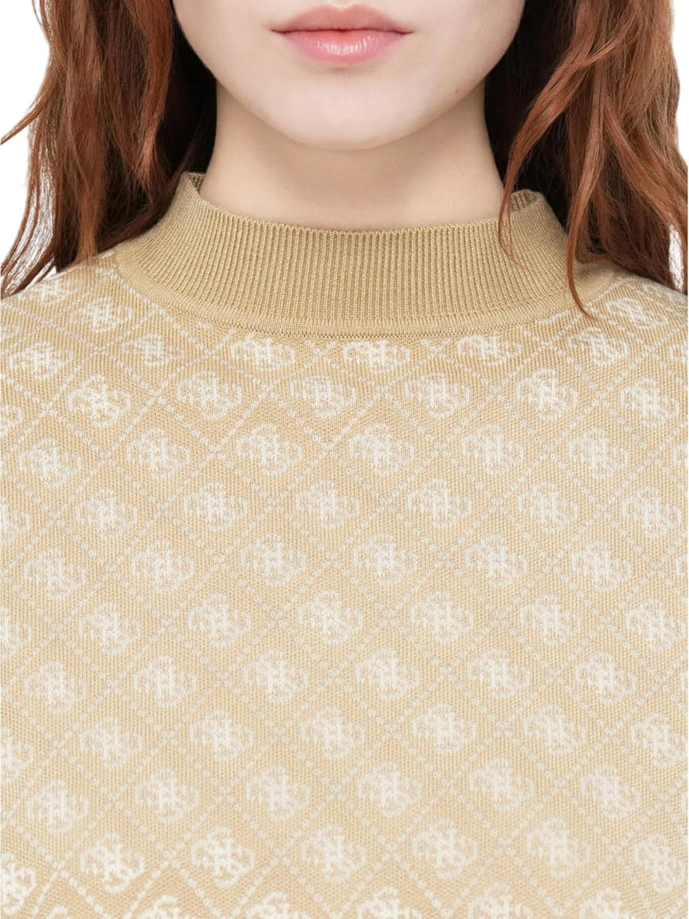 GUESS Maglione logato Donna - Taupe modello W5BR23Z3JD2 Marrone