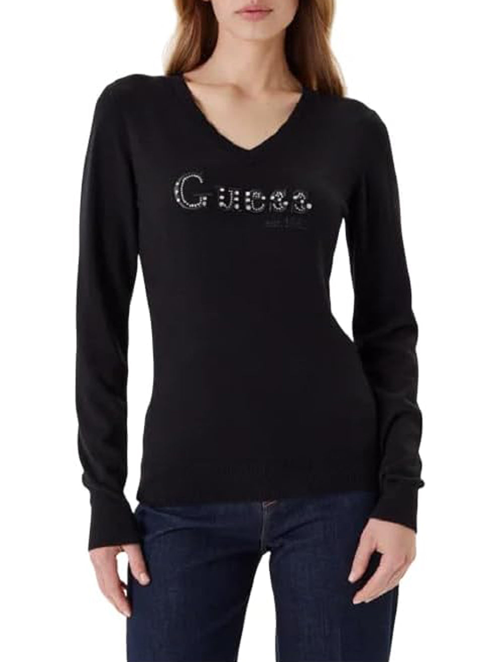 GUESS Maglione Donna - modello W5YR24Z2NQ2 Nero