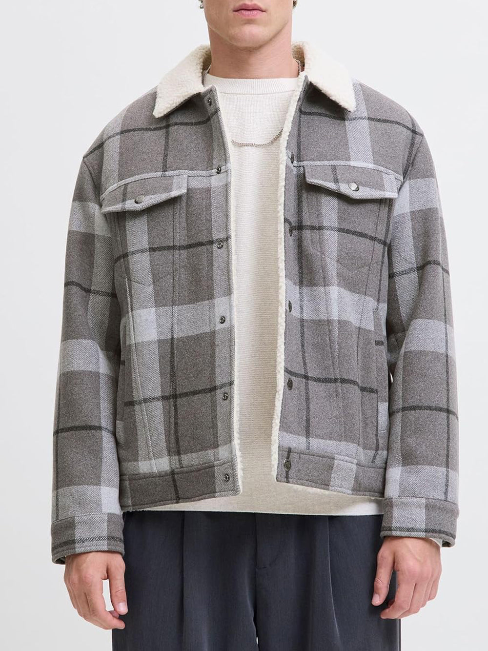 Jack e Jones JACK&JONES Giubbino Uomo - modello 12281109 Grigio