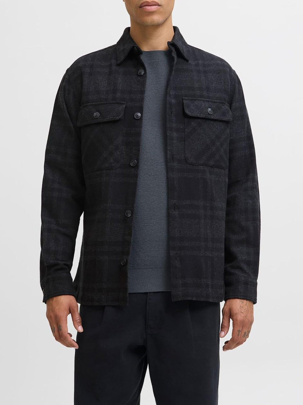 Jack e Jones JACK&JONES Camicia Uomo - modello 12286804 Nero