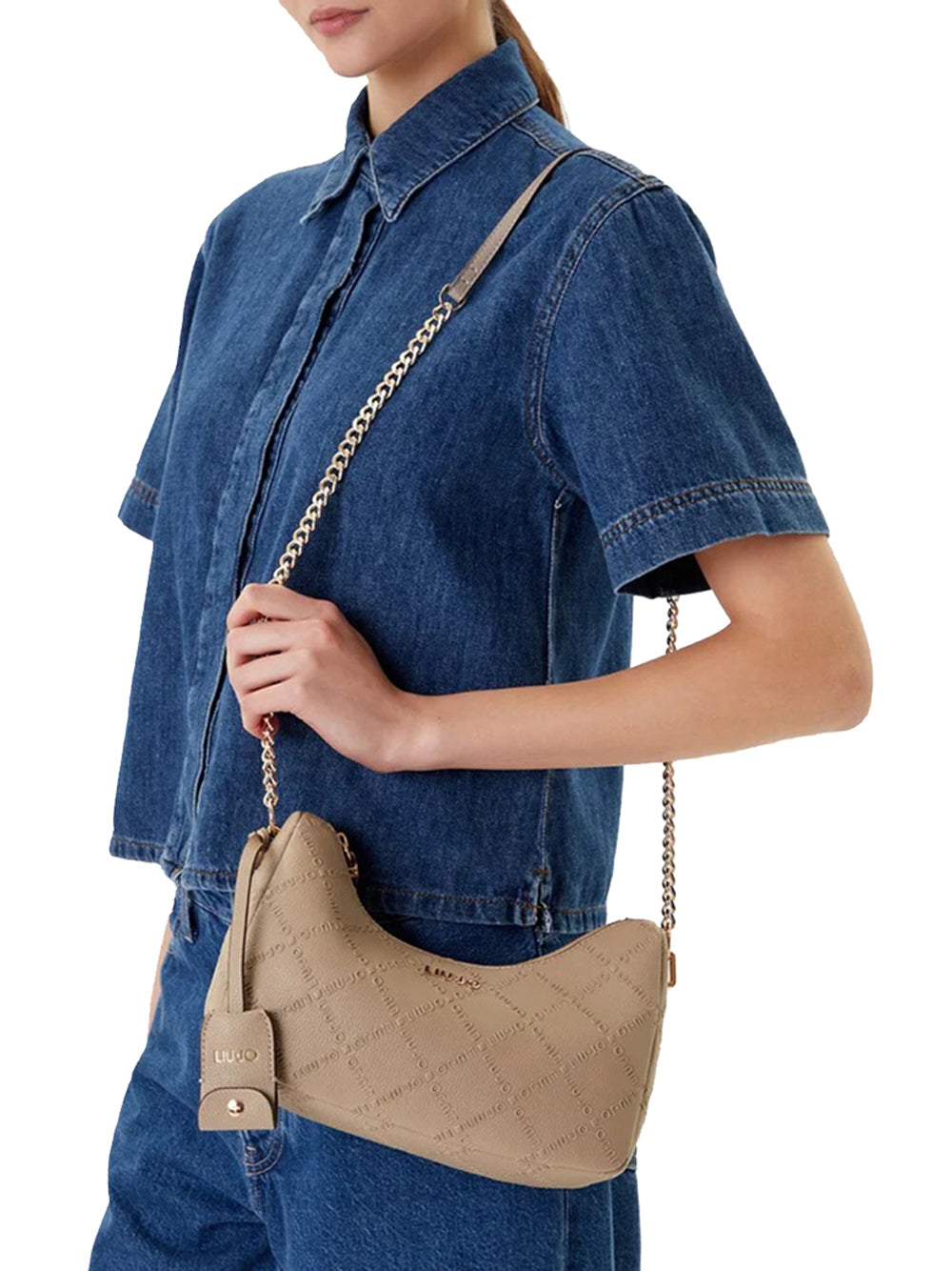 LIU.JO Borsa a Spalla Donna - Taupe modello AF5056E0538 Marrone