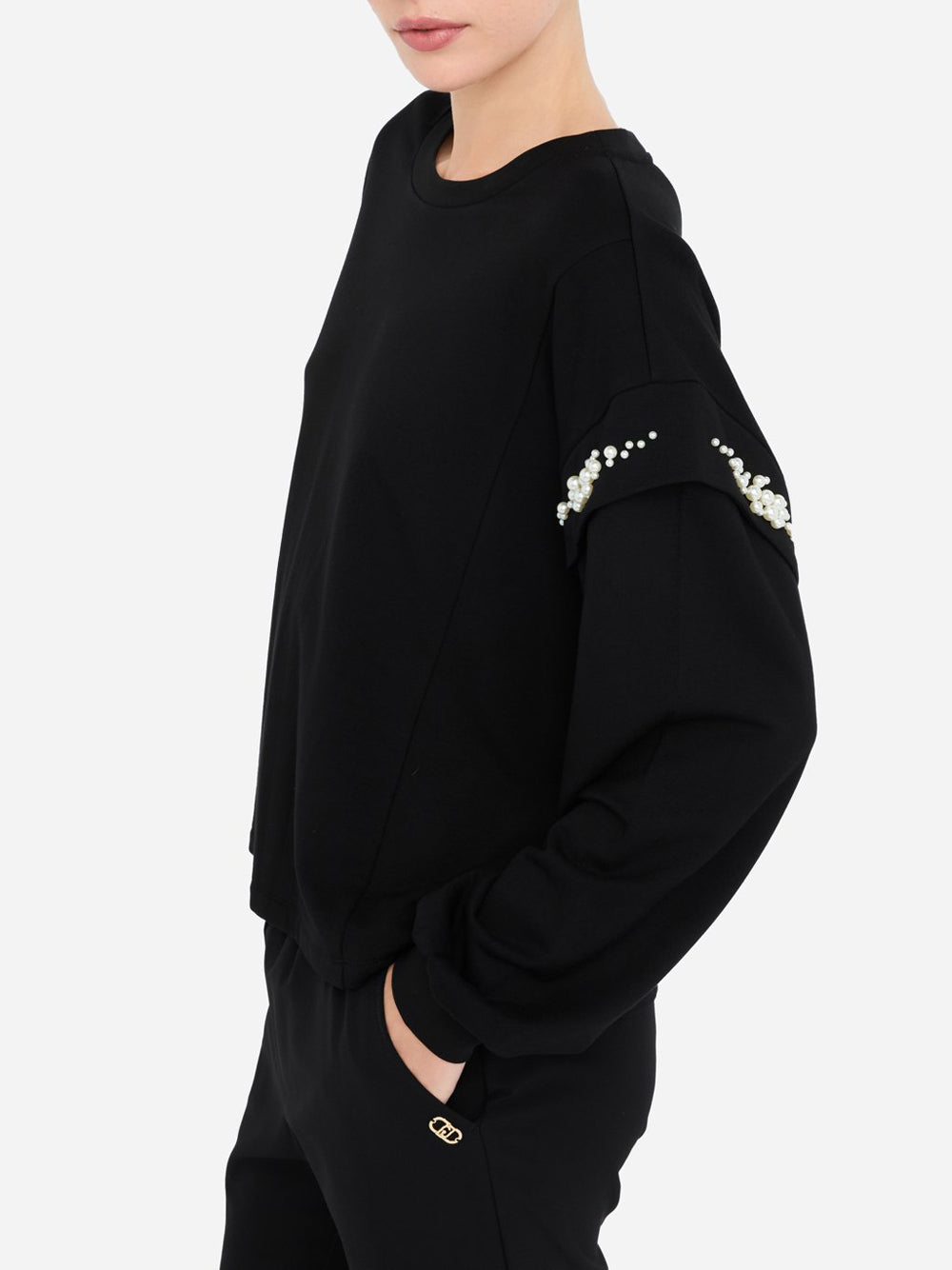 LIU.JO Felpa Donna - modello TF5153FS576 Nero