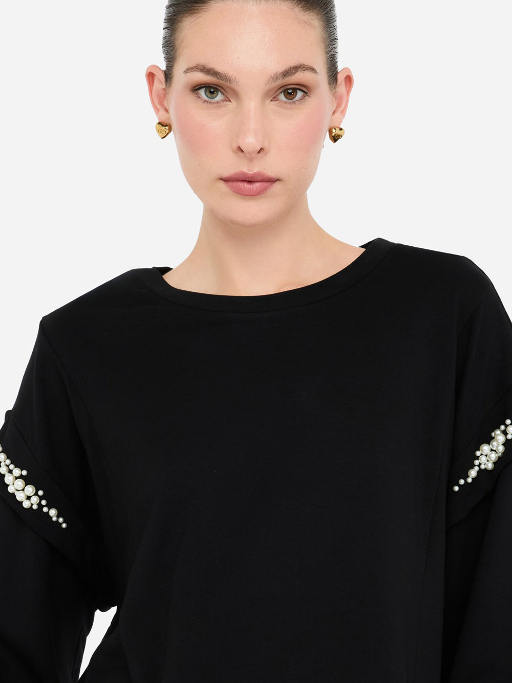 LIU.JO Felpa Donna - modello TF5153FS576 Nero