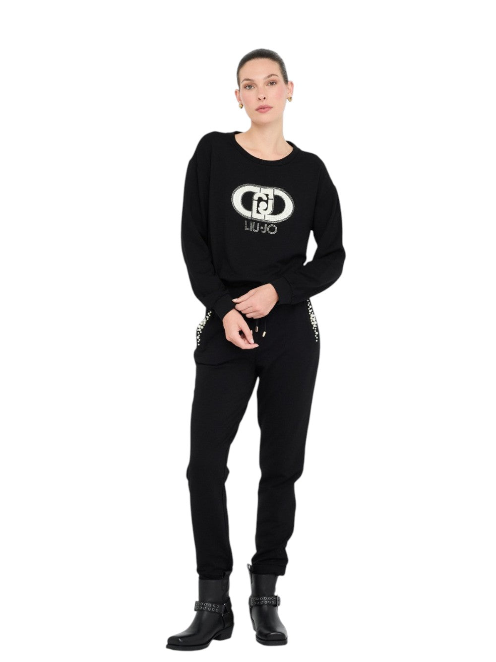 LIU.JO Pantalone Donna - modello TF5155FS576 Nero