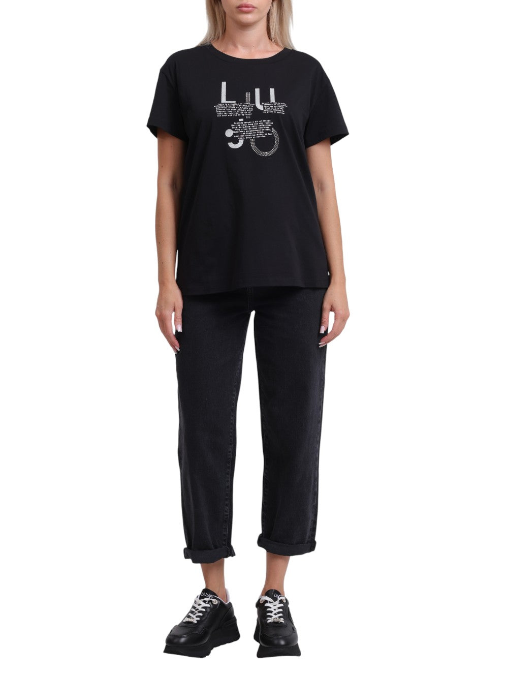 LIU.JO T-shirt Donna - modello TF5279JS003 Nero