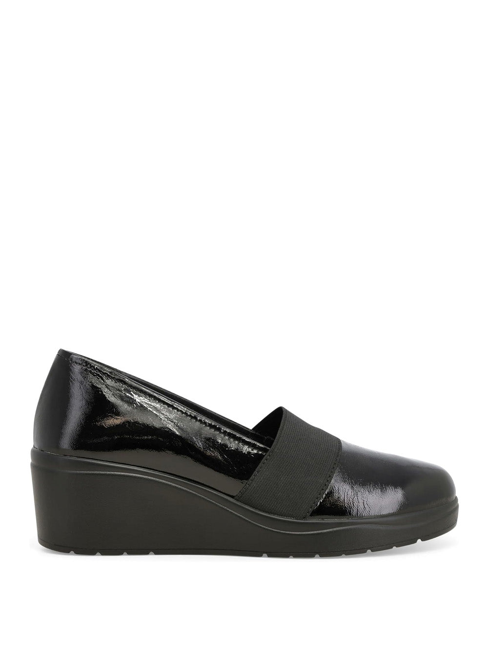 MELLUSO Mocassini con zeppa Donna - modello K53003Z Nero