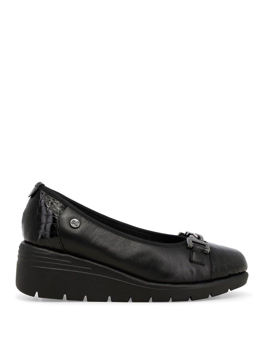 MELLUSO Mocassini con zeppa Donna - modello K55281 Nero