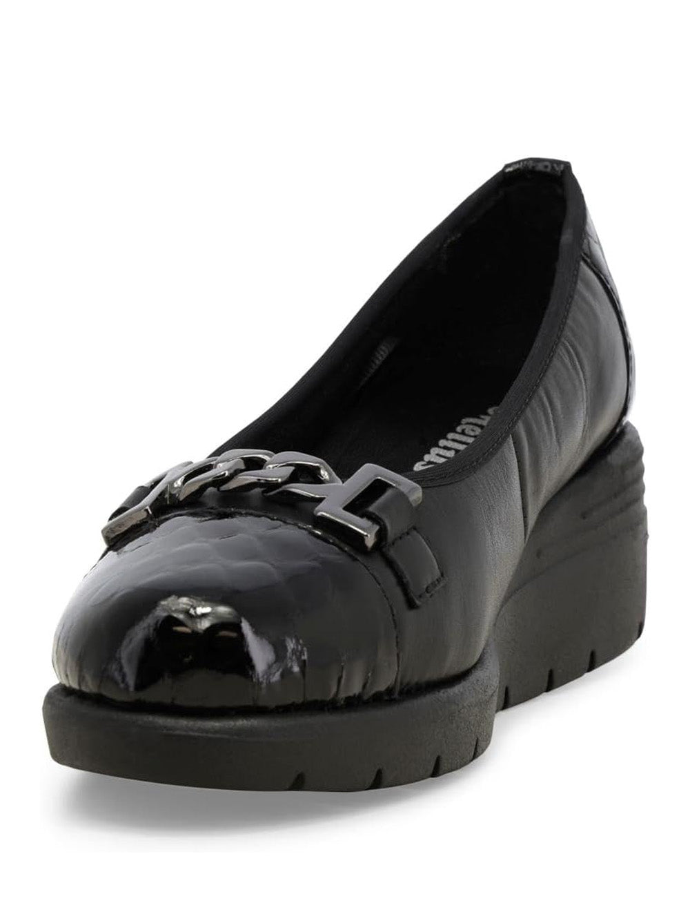 MELLUSO Mocassini con zeppa Donna - modello K55281 Nero