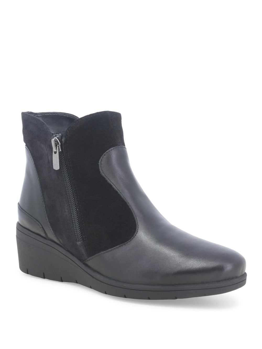 MELLUSO Stivaletti con zeppa Donna - modello K91624Z Nero