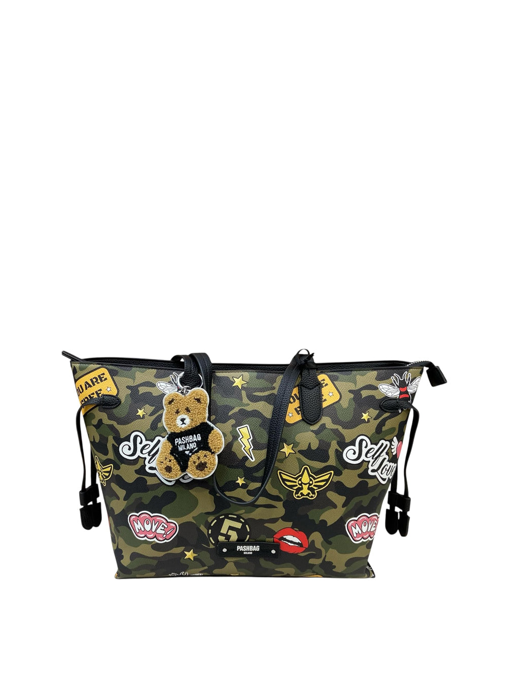 PASH BAG Borsa Shopping Donna - Fantasia modello 18700-CAR-W5B-P Multicolore