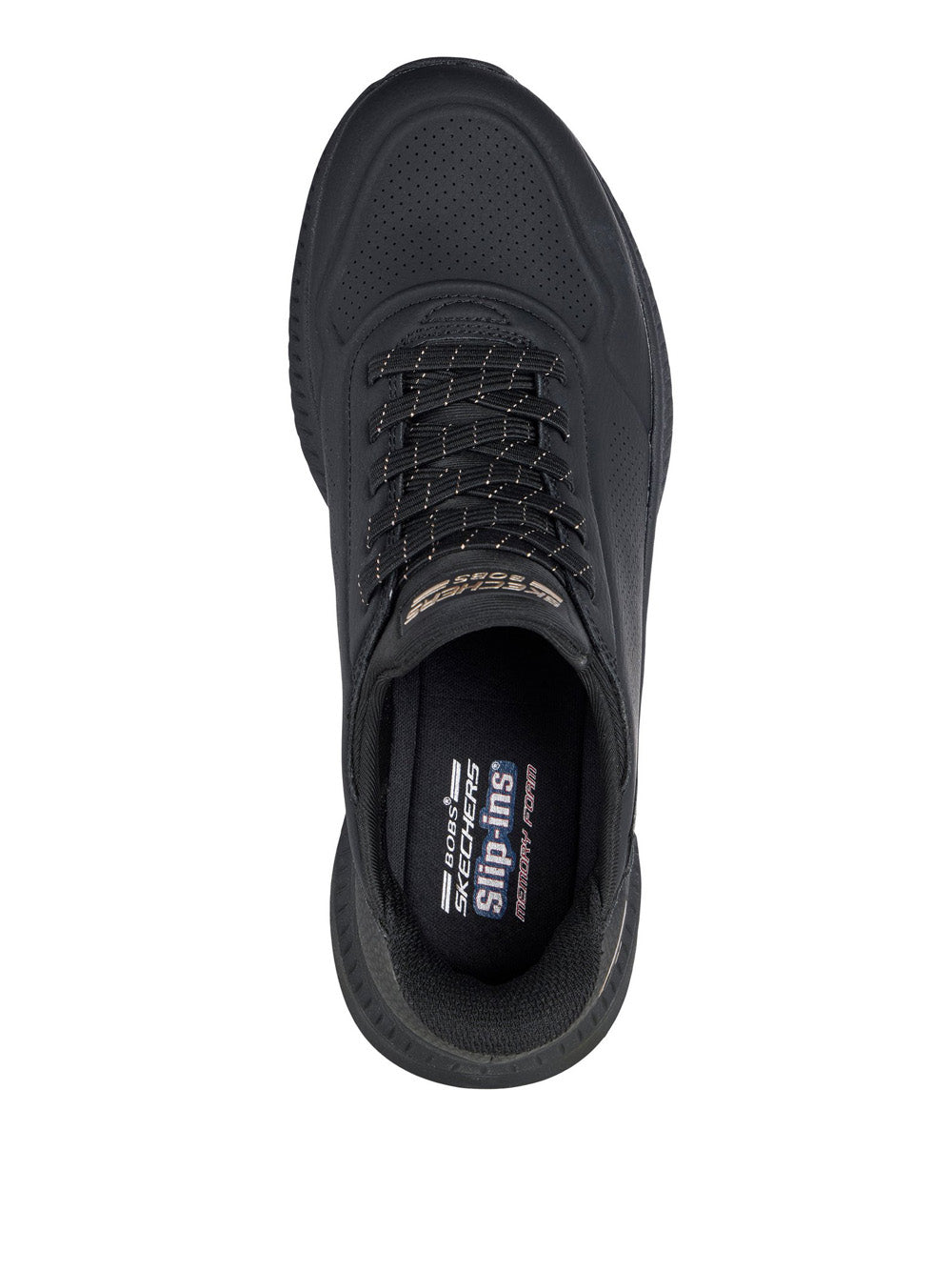 SKECHERS Sneakers slip-in Donna - modello 117740 Nero