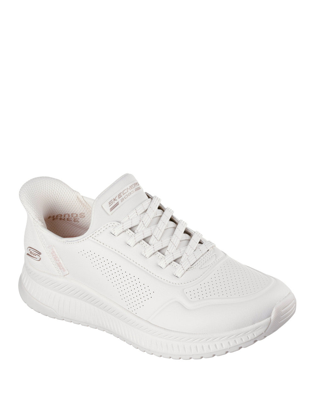 SKECHERS Sneakers slip-in Donna - modello 117740 Bianco