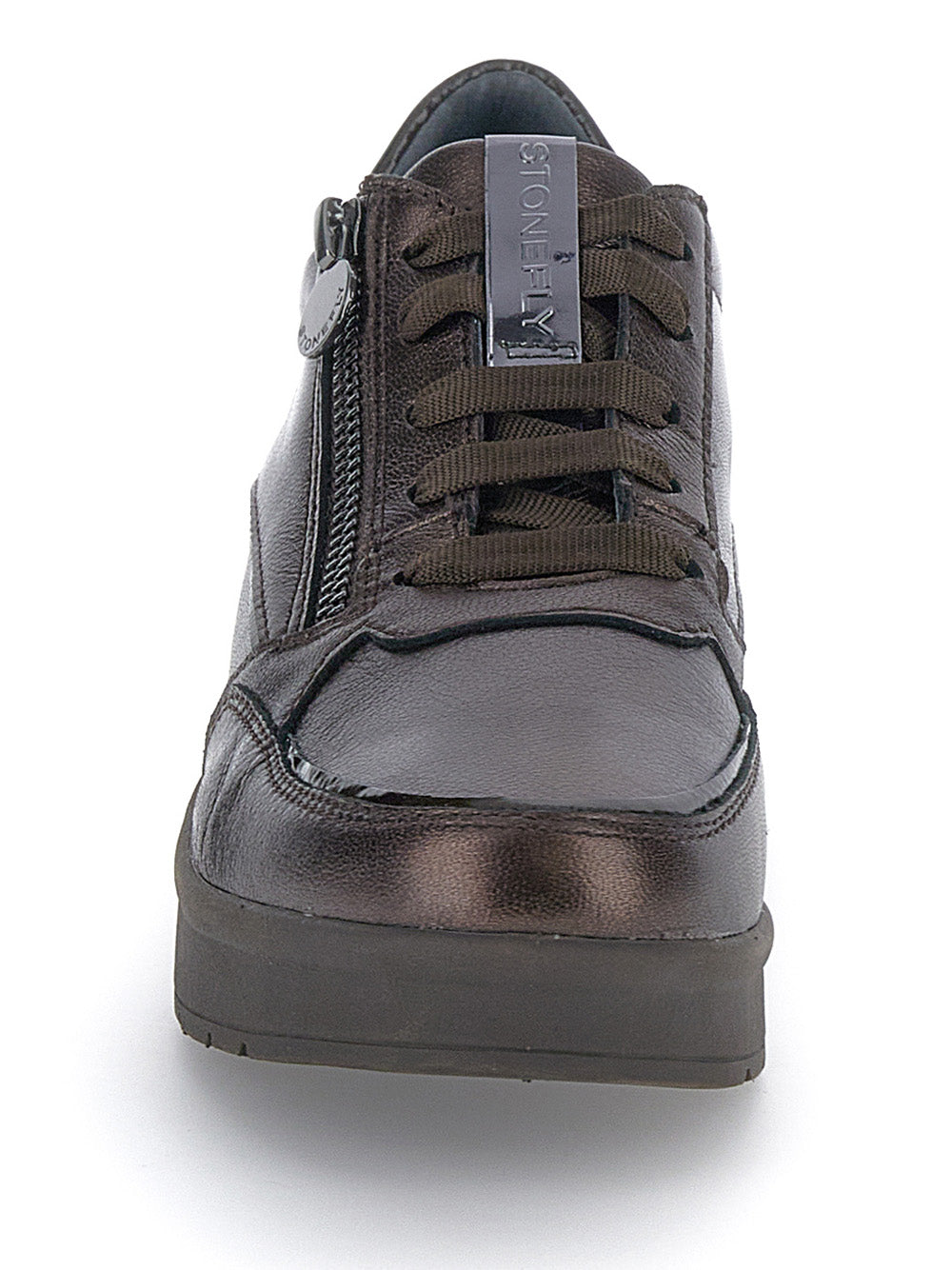 STONEFLY Sneakers con zeppa Donna - modello 221733 Marrone