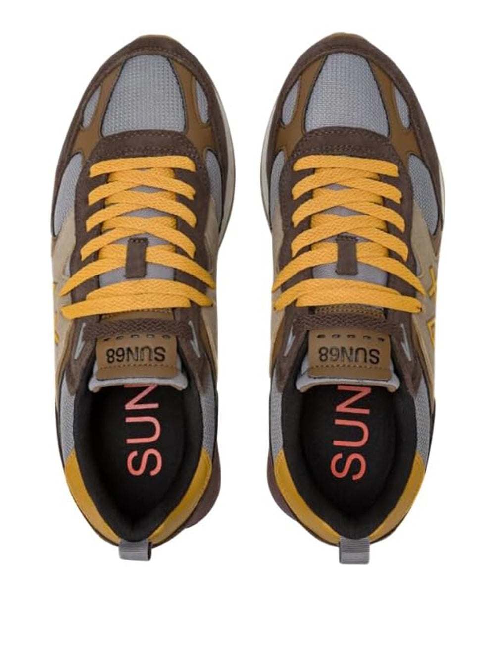 SUN68 Sneakers Uomo - modello Z45116 Marrone