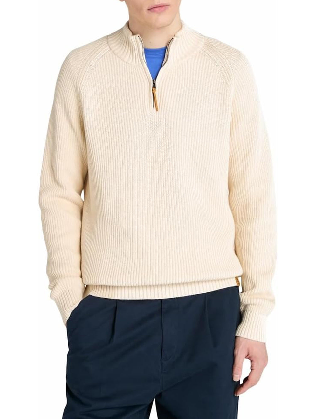 TIMBERLAND Maglione con zip Uomo - Panna modello TB0A5M8P Beige