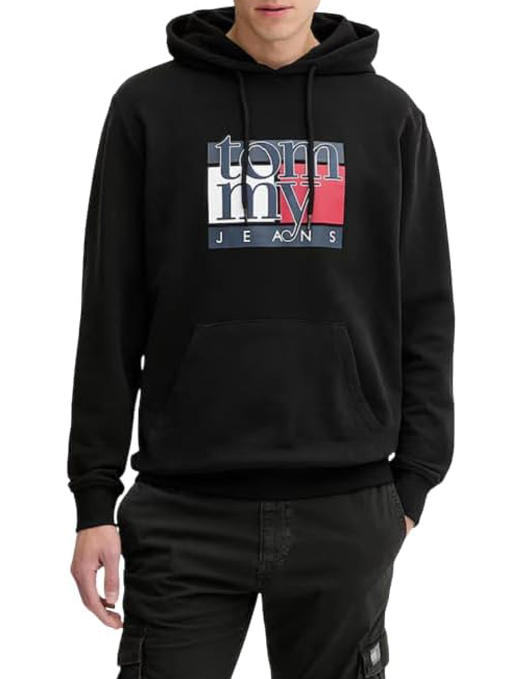 TOMMY HILFIGER Felpa Uomo - modello DM0DM20746 Nero
