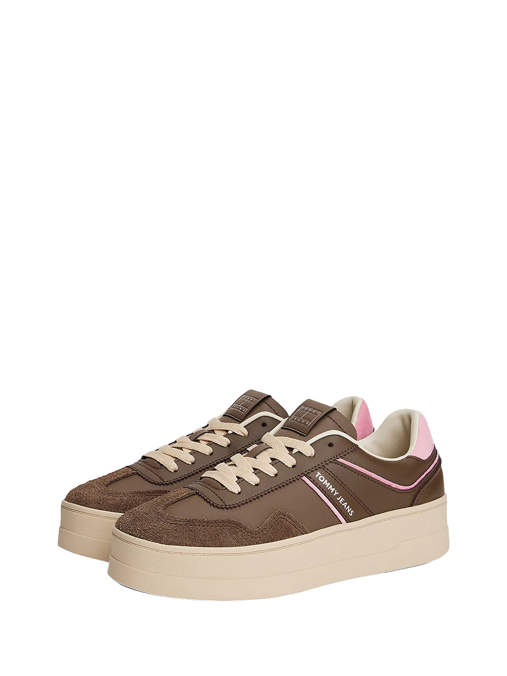 TOMMY HILFIGER Sneakers platform Donna - modello EN0EN02902 Marrone