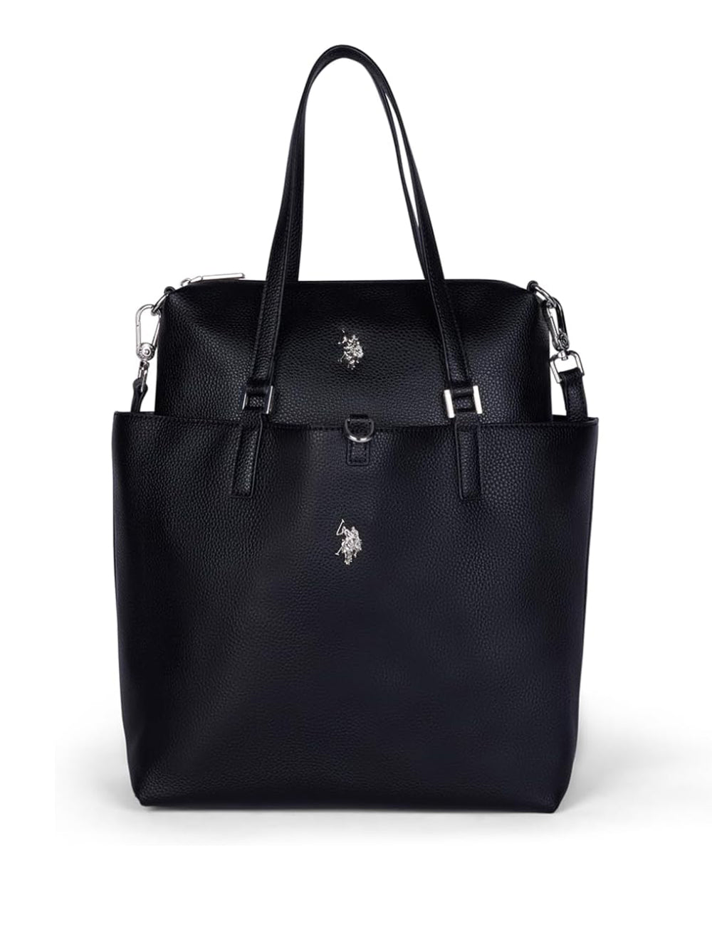 U.S. POLO ASSN. Borsa Shopping Donna - modello BIURR8907WVP Nero