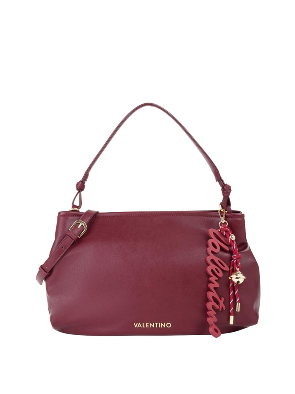 VALENTINO Borsa a Spalla Donna - Bordò modello VBS9I007 Bordeaux