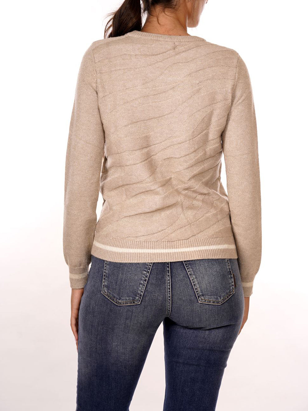 YES ZEE Maglione Donna - modello M011BI00 Beige