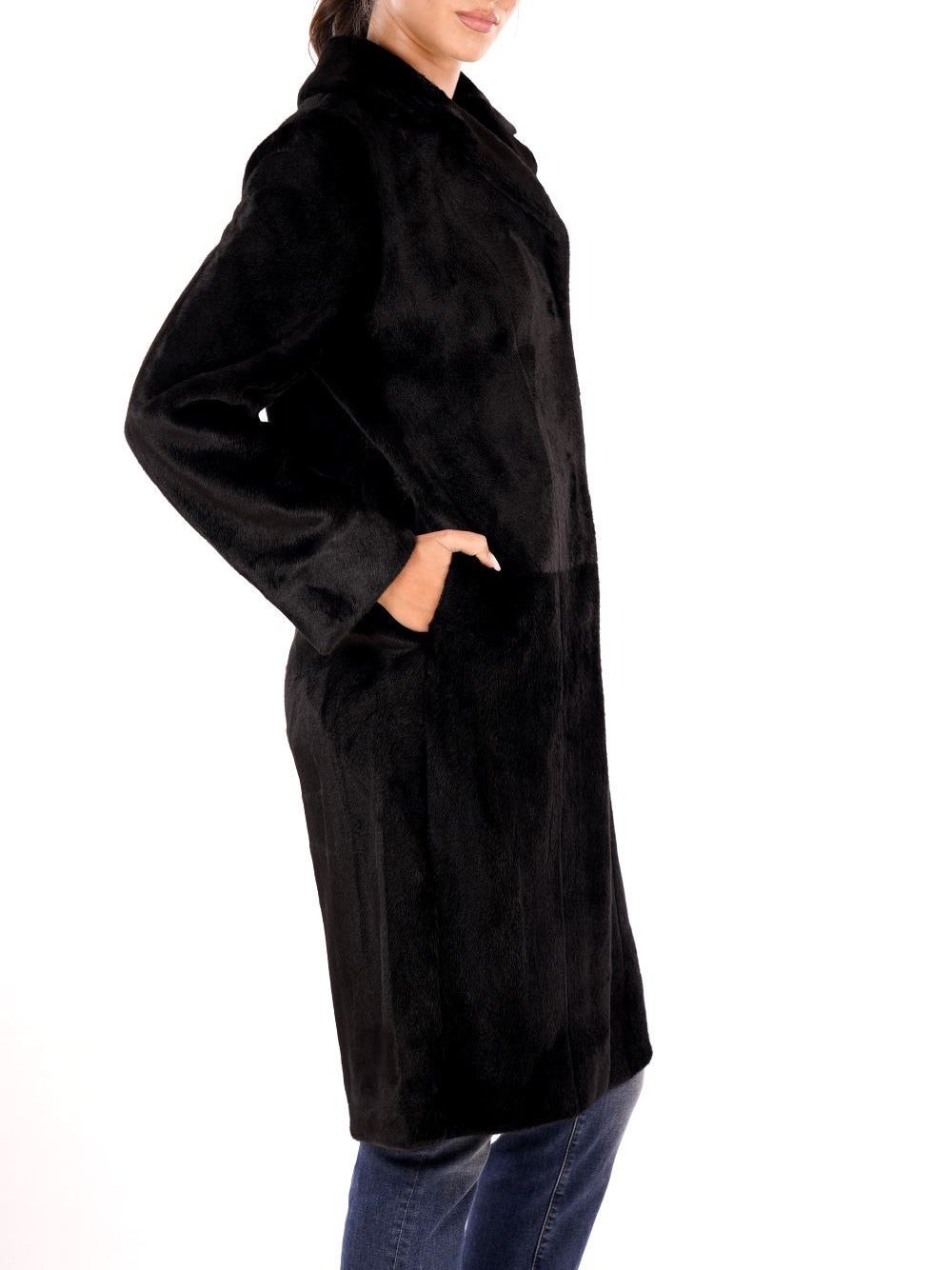 YES ZEE Cappotto Donna - modello O027KV00 Nero