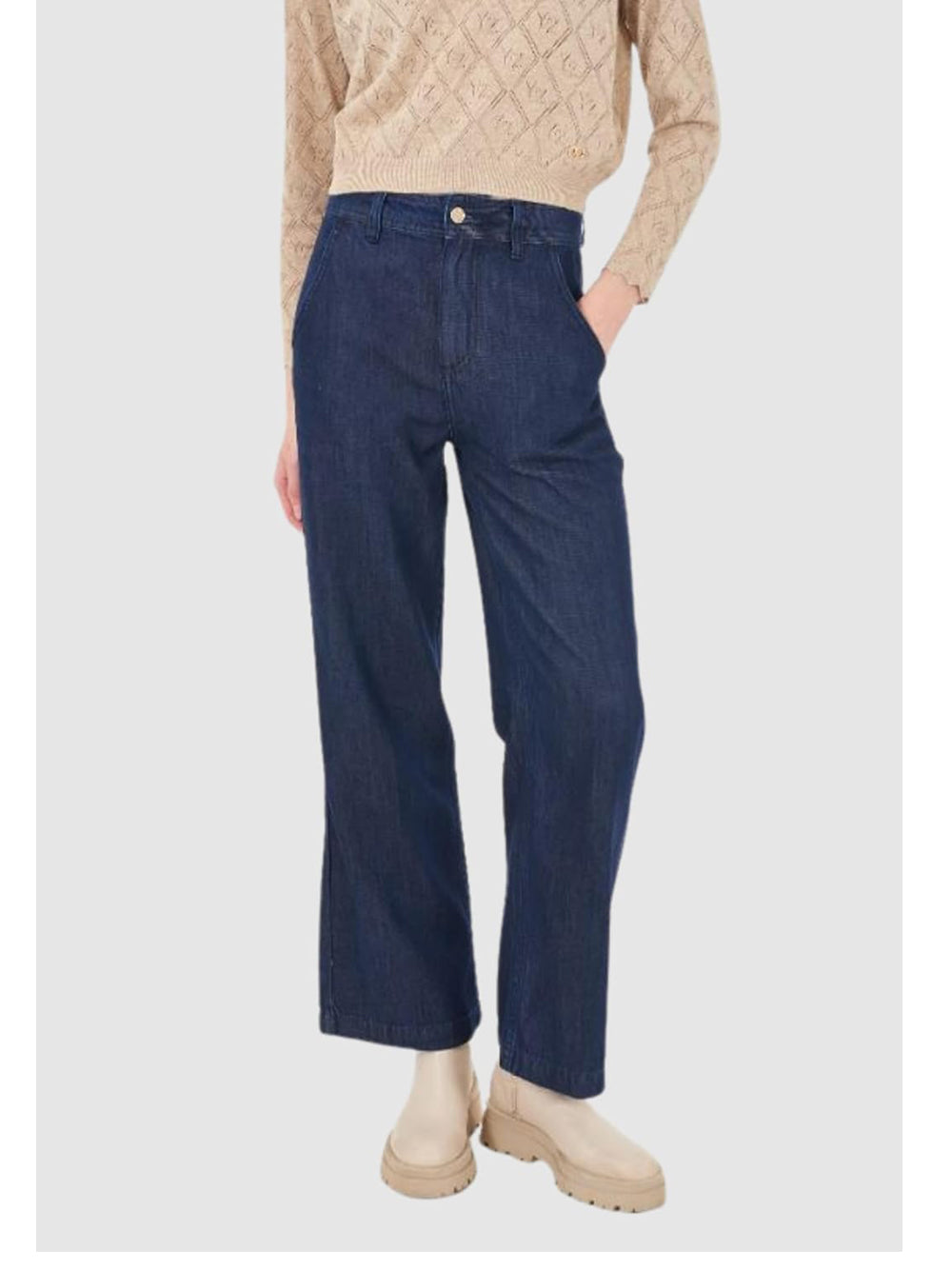 YES ZEE Pantalone Donna - modello P351XF01 Blu