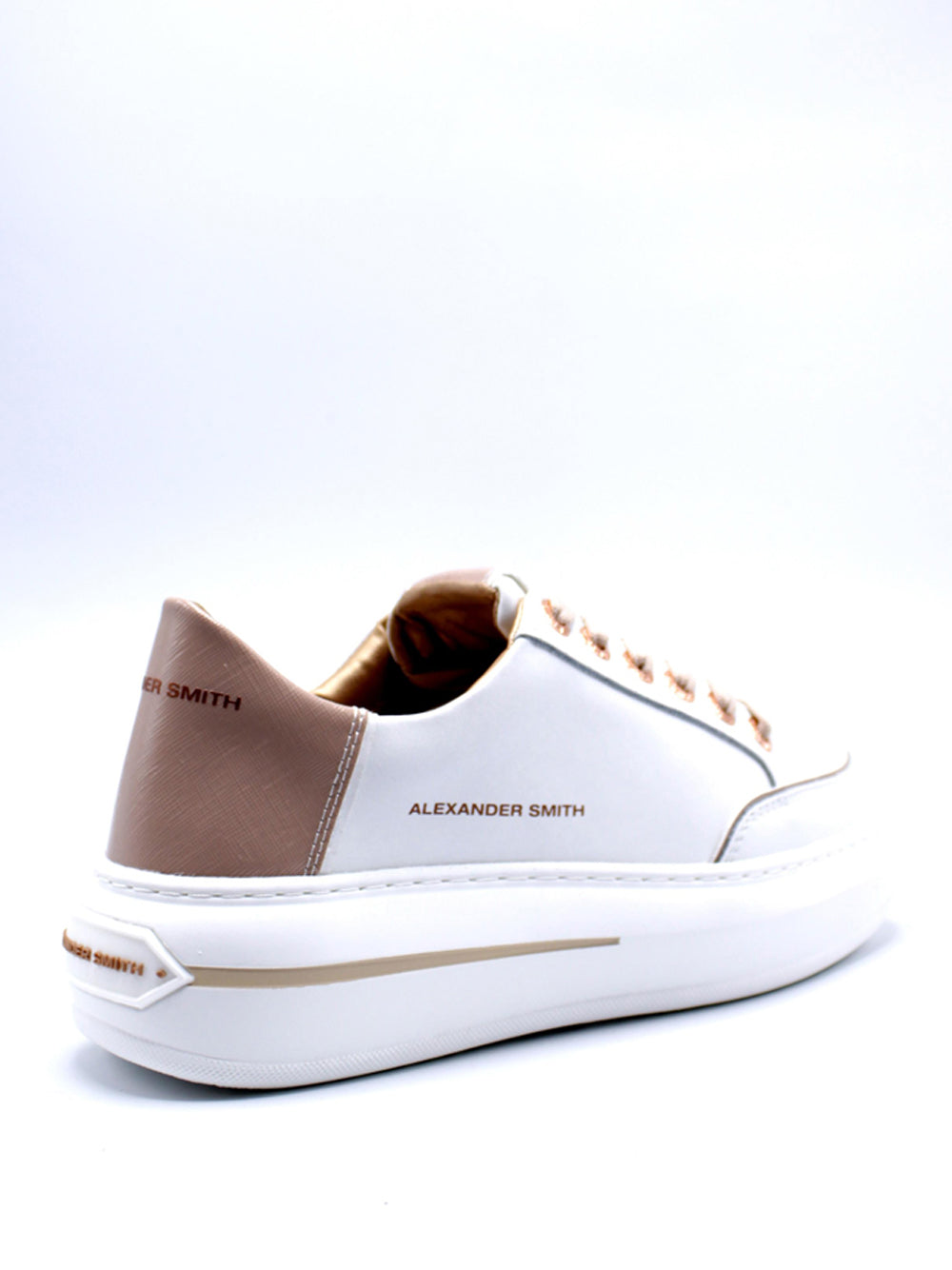 ALEXANDER SMITH Sneakers platform Donna - modello ASBBLSW-1807 Bianco