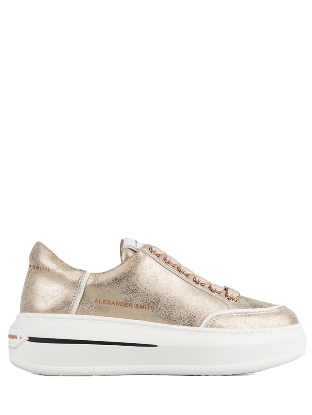 ALEXANDER SMITH Sneakers platform Donna - modello ASBBLSW-1888 Oro