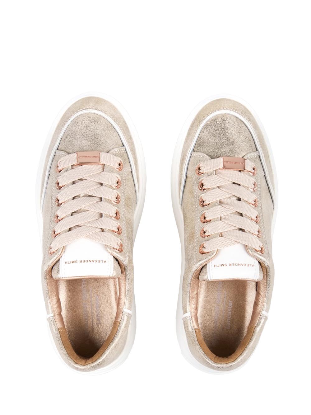 ALEXANDER SMITH Sneakers platform Donna - modello ASBBLSW-1888 Oro